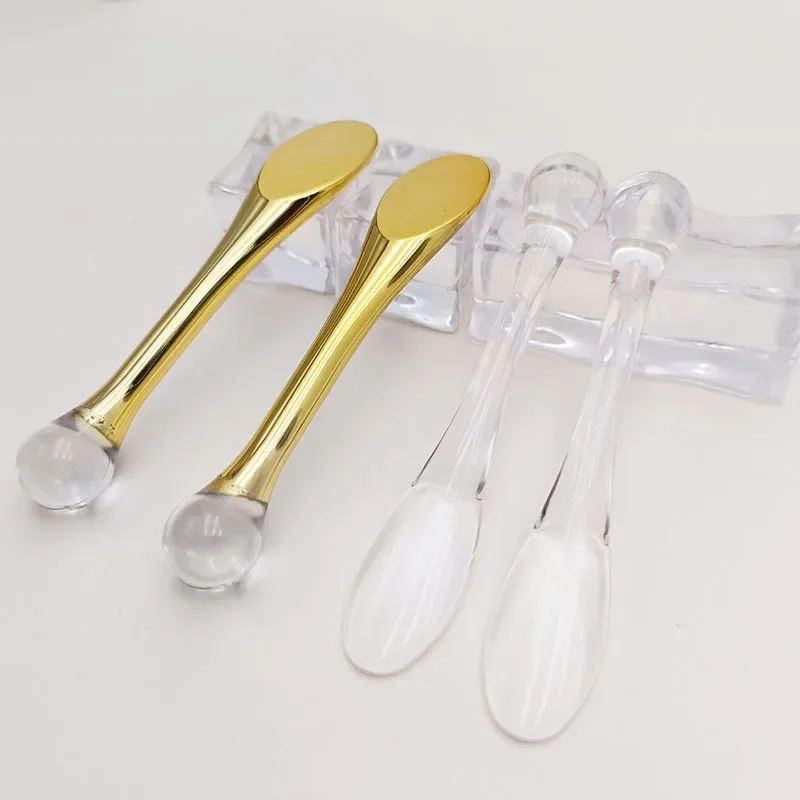 1pc Eye Cream Applicator Spoon Roller Transparent Massage Stick Cosmetic Spatulas Wrinkle Facial Mask Skin Care Plastic Spoon - Image 3