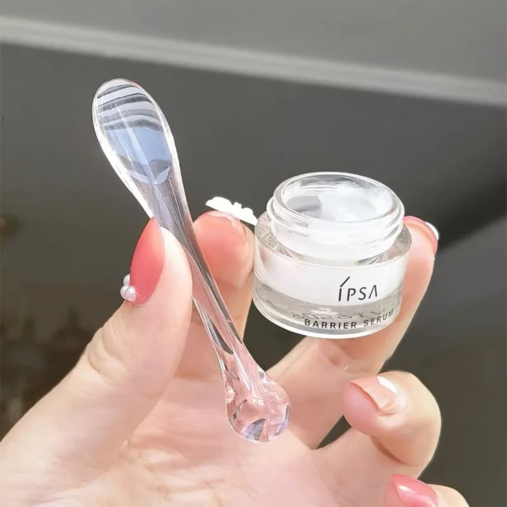 5pcs Eye Cream Applicator Spoon Roller Transparent Massage Stick Cosmetic Spatulas Wrinkle Facial Mask Skin Care Plastic Spoon - Image 5