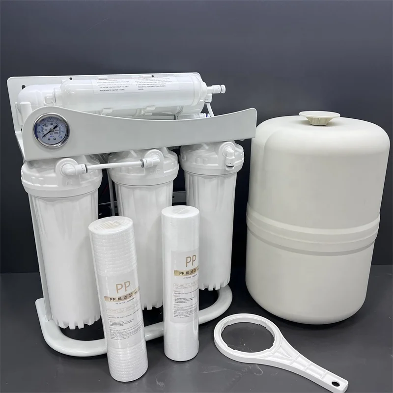 Kitchen Water Purifier5 Stage 75GPD Electric Alkaline Tap Faucet Sink Reverse Osmosis System Purified Water RO Filtration Home - Image 2