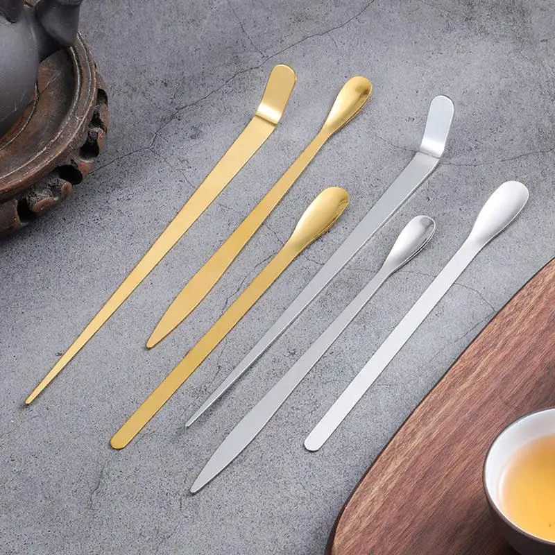 【xx】Stainless Steel Tea Needle Stick Silver Matcha Spoon Tea Scoop Tea Ceremony Teaware Kitchen Tool Cleaning Pot Measuring Tea - Image 3