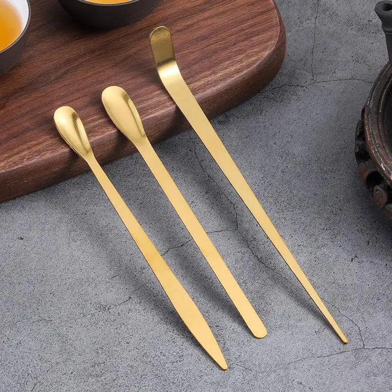 【xx】Stainless Steel Tea Needle Stick Silver Matcha Spoon Tea Scoop Tea Ceremony Teaware Kitchen Tool Cleaning Pot Measuring Tea - Image 5