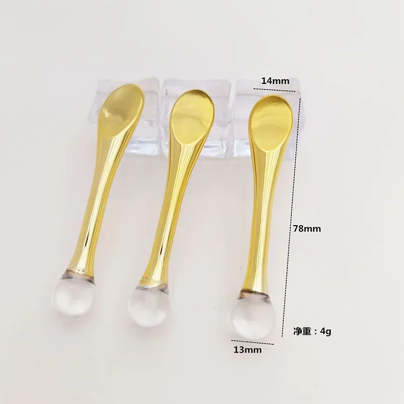 1pc Eye Cream Applicator Spoon Roller Transparent Massage Stick Cosmetic Spatulas Wrinkle Facial Mask Skin Care Plastic Spoon - Image 5