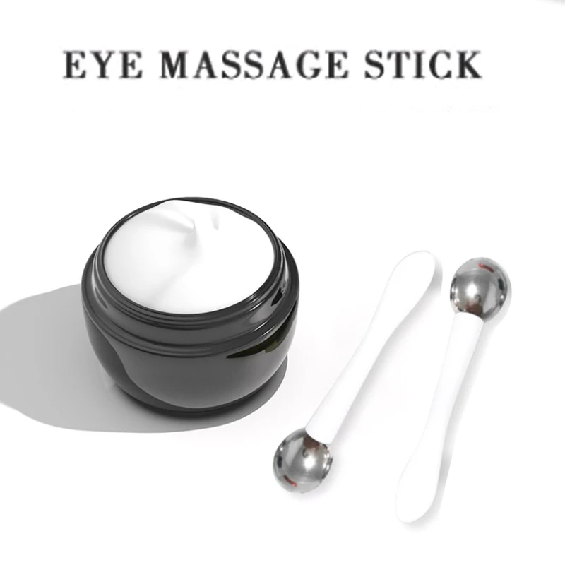 1pc Eye Roller Massage Stick Eye Cream Applicator Cosmetic Spatula Anti Wrinkle Facial Spoon Gold Alloy Face Thin Skin Care Tool - Image 2