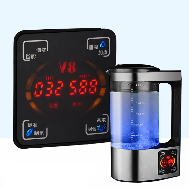 2L Rich Hydrogen Water Bottle Water Kettle Water Ionizer Machine Wate r Filter Drink Hydrogen Wate r Generator 110/220V - Image 6