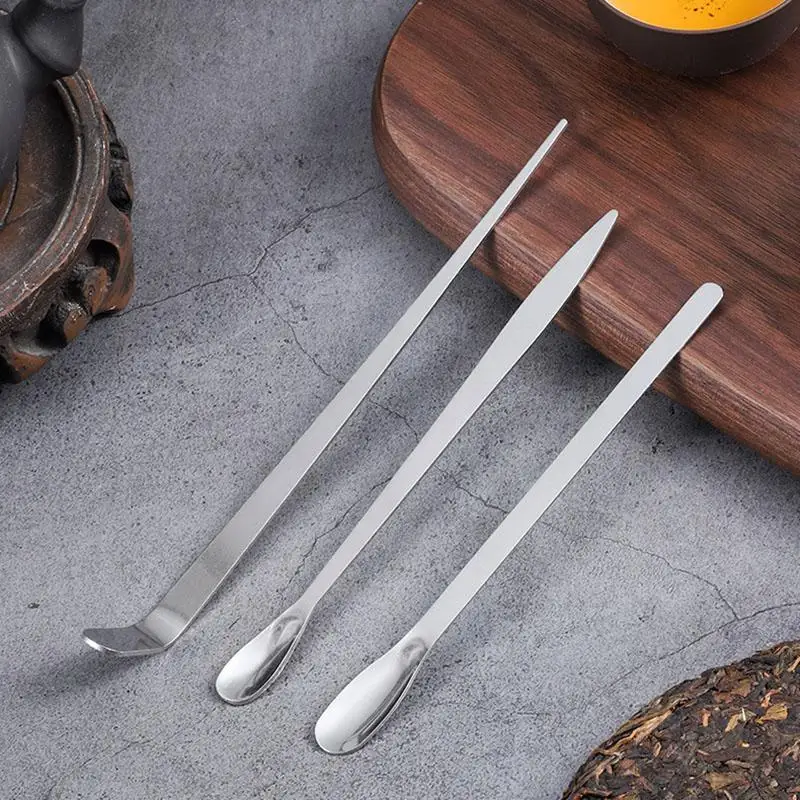 【xx】Stainless Steel Tea Needle Stick Silver Matcha Spoon Tea Scoop Tea Ceremony Teaware Kitchen Tool Cleaning Pot Measuring Tea - Image 4