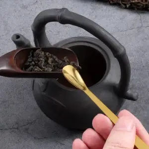 【xx】Stainless Steel Tea Needle Stick Silver Matcha Spoon Tea Scoop Tea Ceremony Teaware Kitchen Tool Cleaning Pot Measuring Tea
