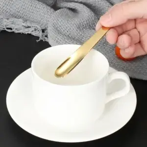New Stainless Steel Tea Sticks Japanese Traditional Matcha Spoon Leaf Tea Scoops Kitchen Tool