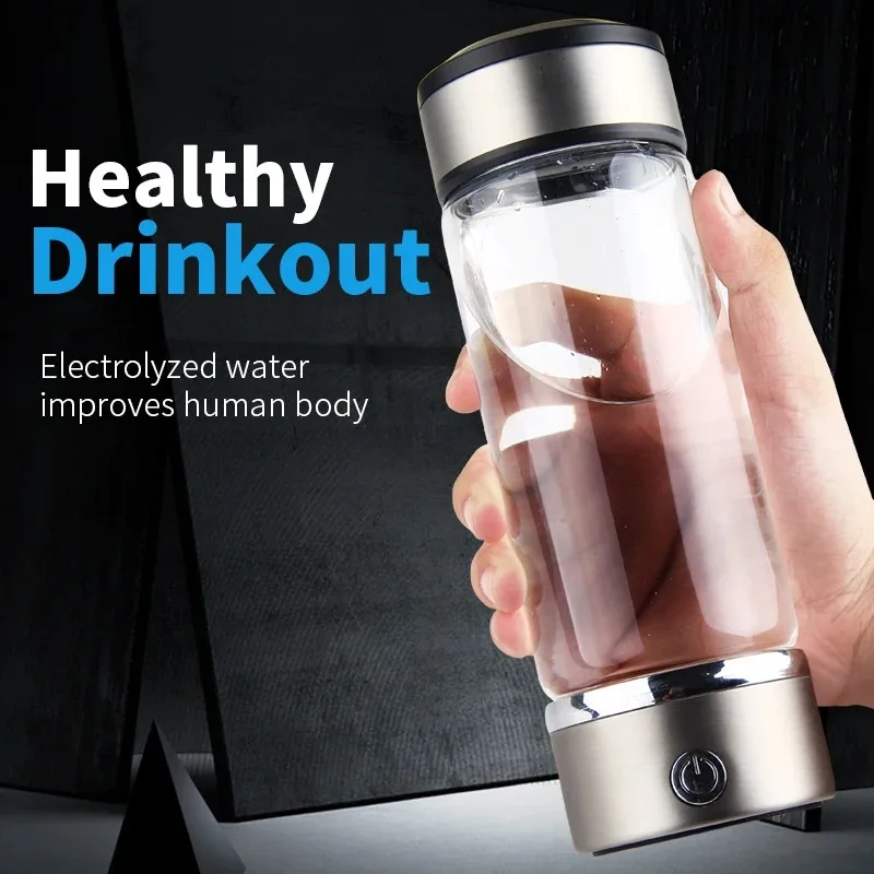 Hydrogen Water Bottle,Portable Hydrogen Water Generator Machine, Improve Water in 3 Minutes Quick Electrolysis Suitable for Home - Image 3