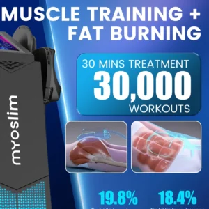 myoslim 6500W High Power EMS Muscle Stimulator for Fat Reduction, Muscle Growth, Butt Lifting & Body Contouring Salon Use