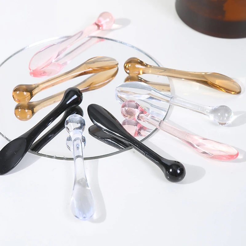 5/10Pcs Eye Cream Applicator Spoon Roller Transparent Massage Stick Cosmetic Spatulas Wrinkle Facial Mask Skin Care Acrylic - Image 5