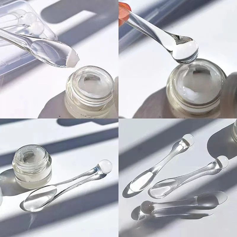 5/10Pcs Eye Cream Applicator Spoon Roller Transparent Massage Stick Cosmetic Spatulas Wrinkle Facial Mask Skin Care Acrylic - Image 3