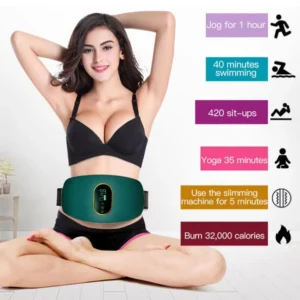  Vibration Abdomen Electric Muscle Stimulator EMS Wireless Buttocks Hip Trainer Abdominal ABS Stimulator Fitness Body Slimming