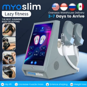 New Myoslim Body Sculpt Machine Sculpting Electromagnetic Stimulate Body Slimming Machines Muscle Build